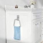 Adhesive Hand Towel Ring for Bathroom, Brushed Nickel Aluminum No-Drill Towel Holder - Image 3