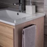 8-Inch Brushed Stainless Steel Adhesive Hand Towel Holder, U-Shaped Wall-Mounted Bar - Image 4